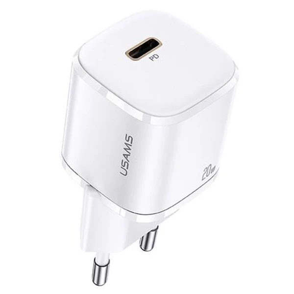 USAMS T36 20W Mini PD Hızlı Şarj Aleti 20W USB-C Güç Adaptörü-(1903)