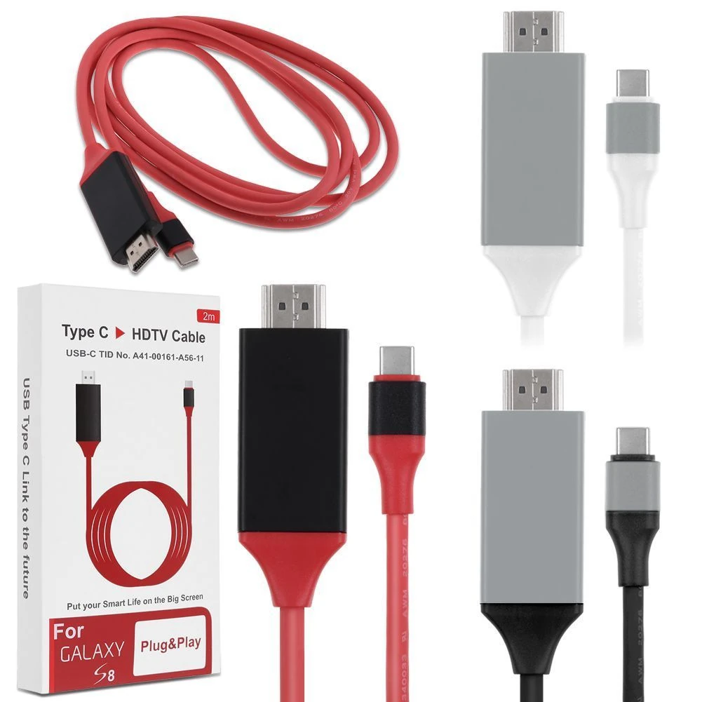 Usb 3.1 Type-C Hdtv  Hdmı 4k 30hz Uhd Kablo 2m-(1903)