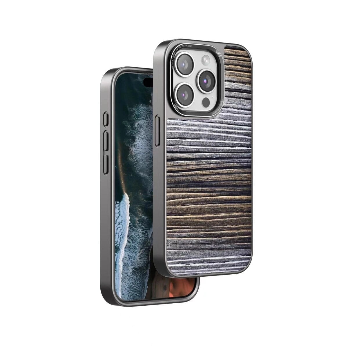 Venco İphone 15 Pro Max Wave Kapak - Sarı