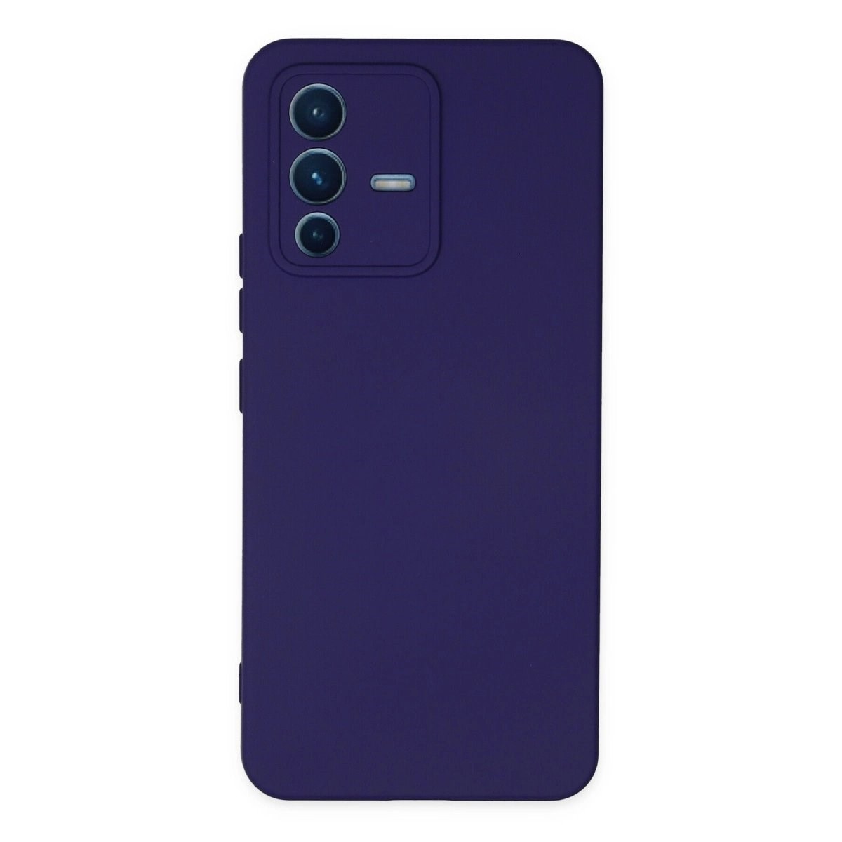 Vivo V23 5g Kılıf Nano İçi Kadife Silikon - Mor