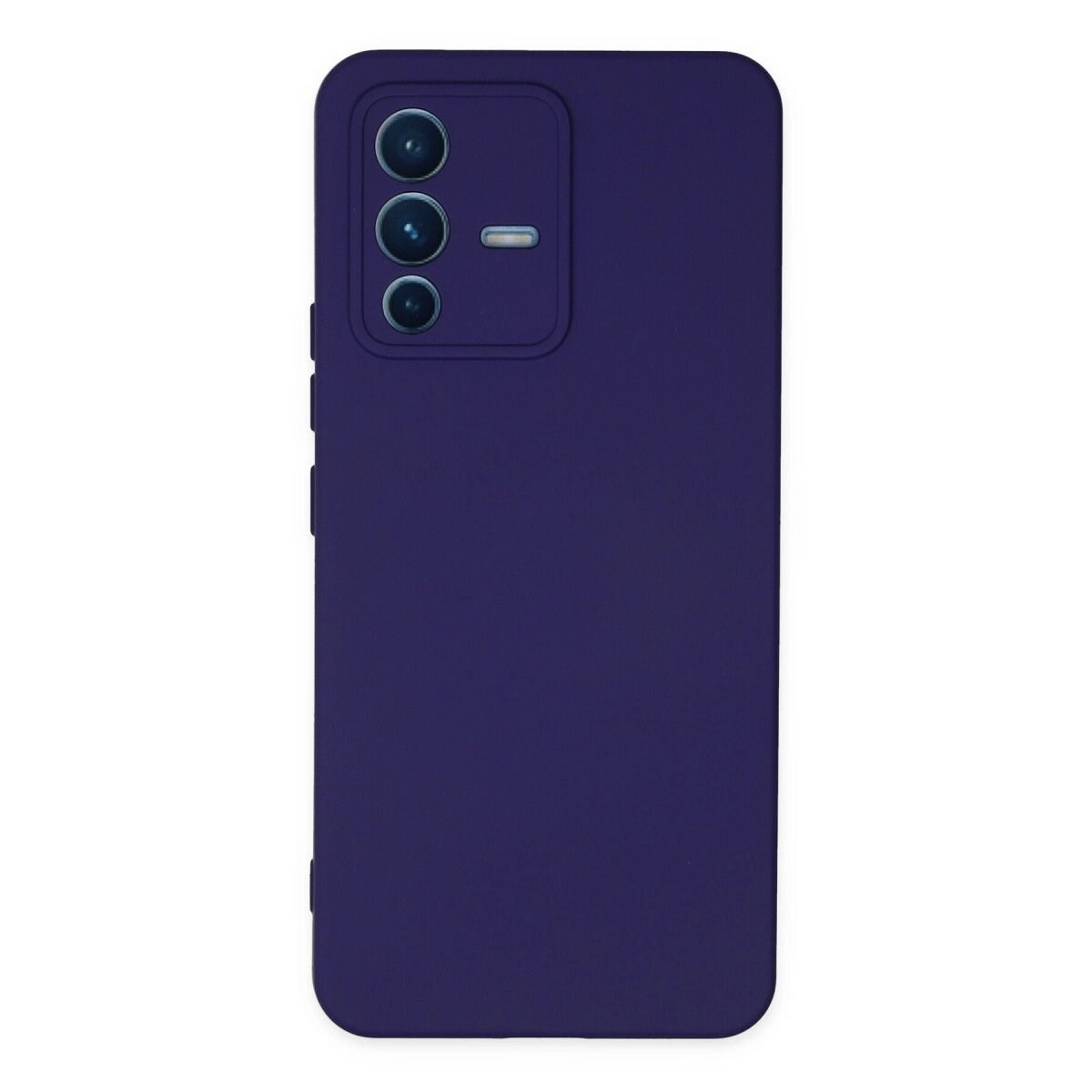 Vivo V23 5g Kılıf Nano İçi Kadife Silikon - Mor