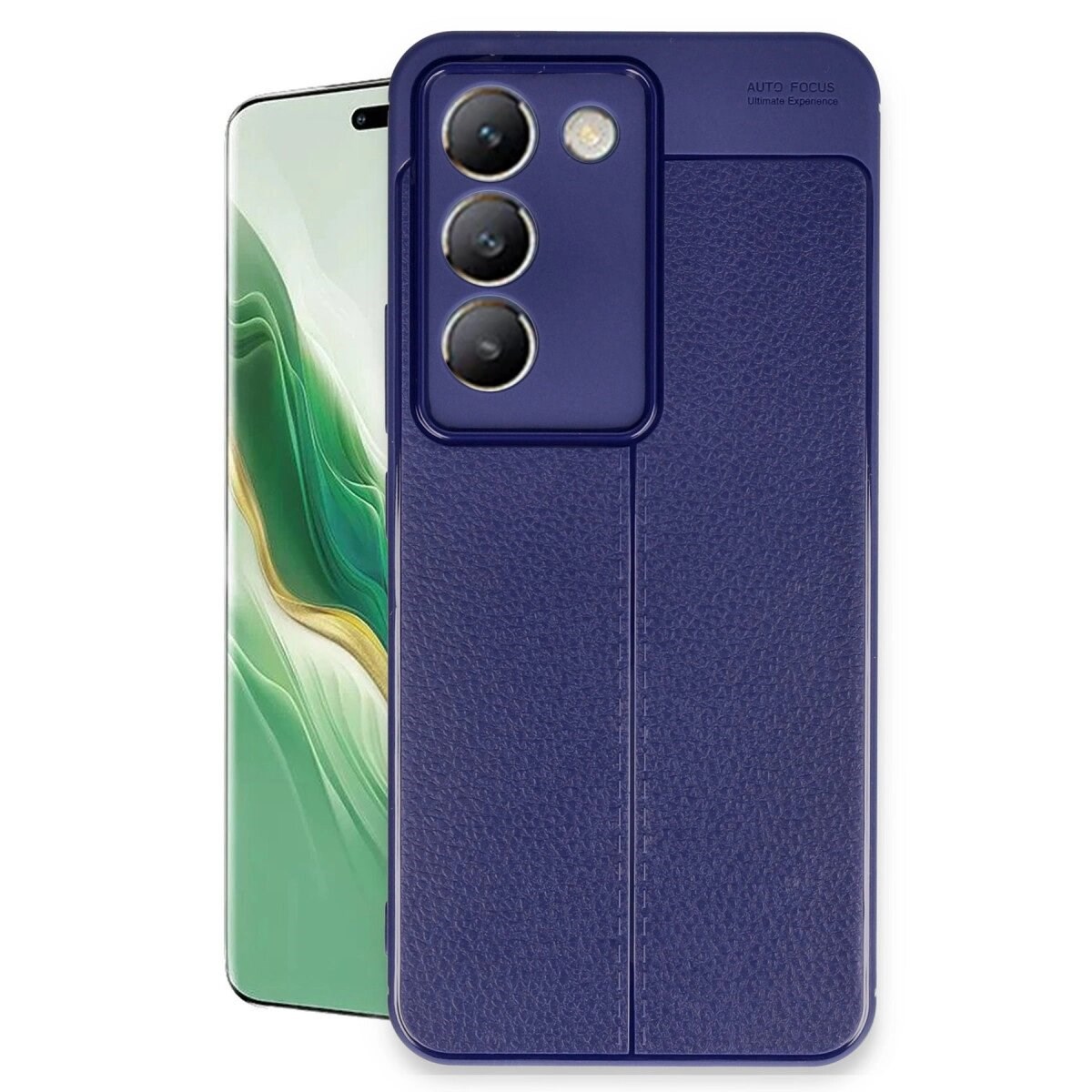 Vivo V30 Lite 4g Kılıf Auto Focus Kapak - Lacivert