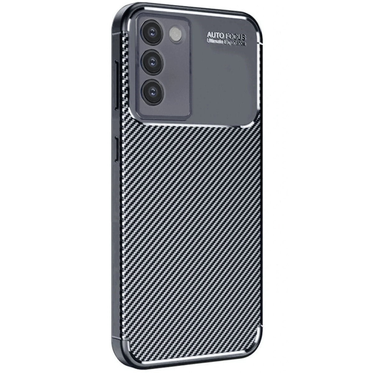 Vivo V30 Lite 4g Kılıf Auto Focus Karbon Kapak - Siyah
