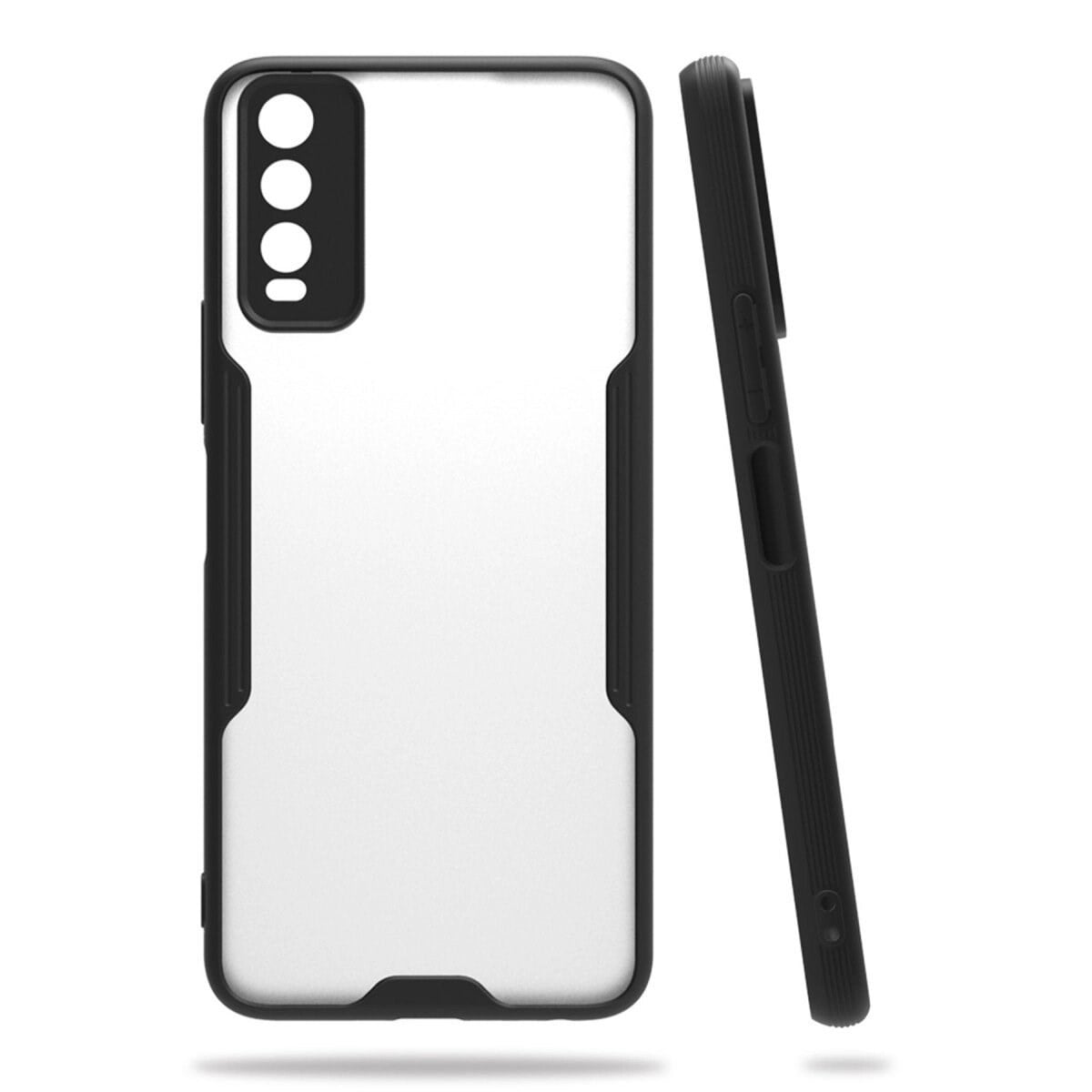 Vivo Y11s Kılıf Platin Silikon - Siyah