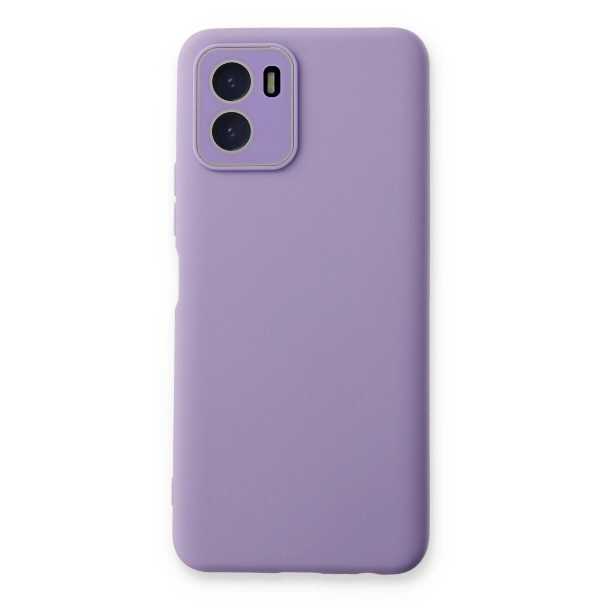 Vivo Y15s Kılıf Lansman Glass Kapak - Lila