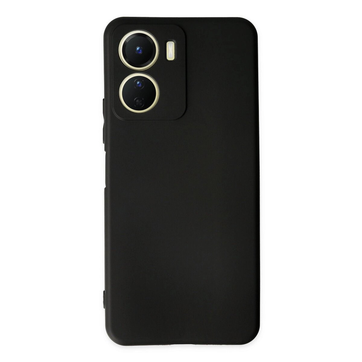Vivo Y16 Kılıf First Silikon - Siyah