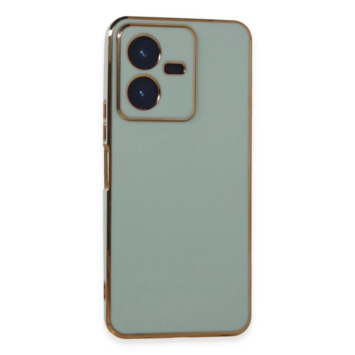 Vivo Y22 2022 Kılıf Volet Silikon - Açık Yeşil