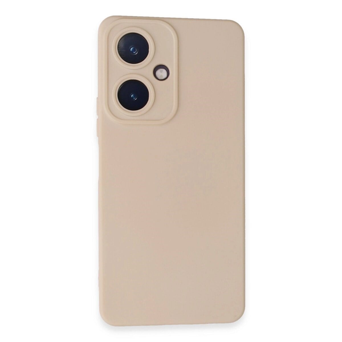 Vivo Y27 Kılıf Nano İçi Kadife Silikon - Pudra
