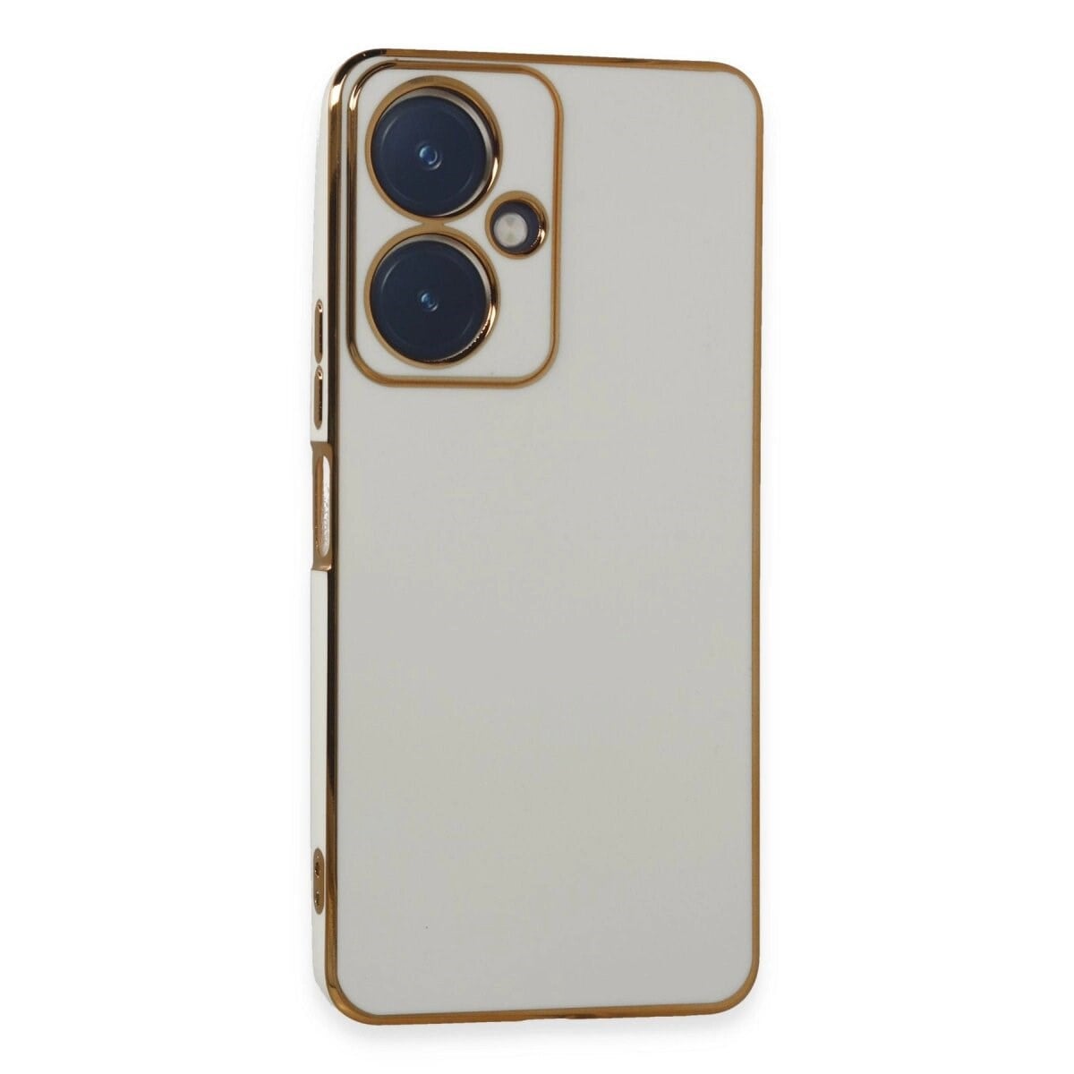 Vivo Y27 Kılıf Volet Silikon - Beyaz