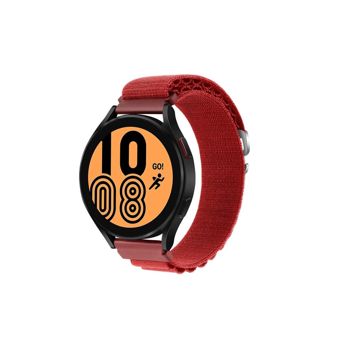 Watch 22mm Kr410 Kumaş Kordon - Kırmızı