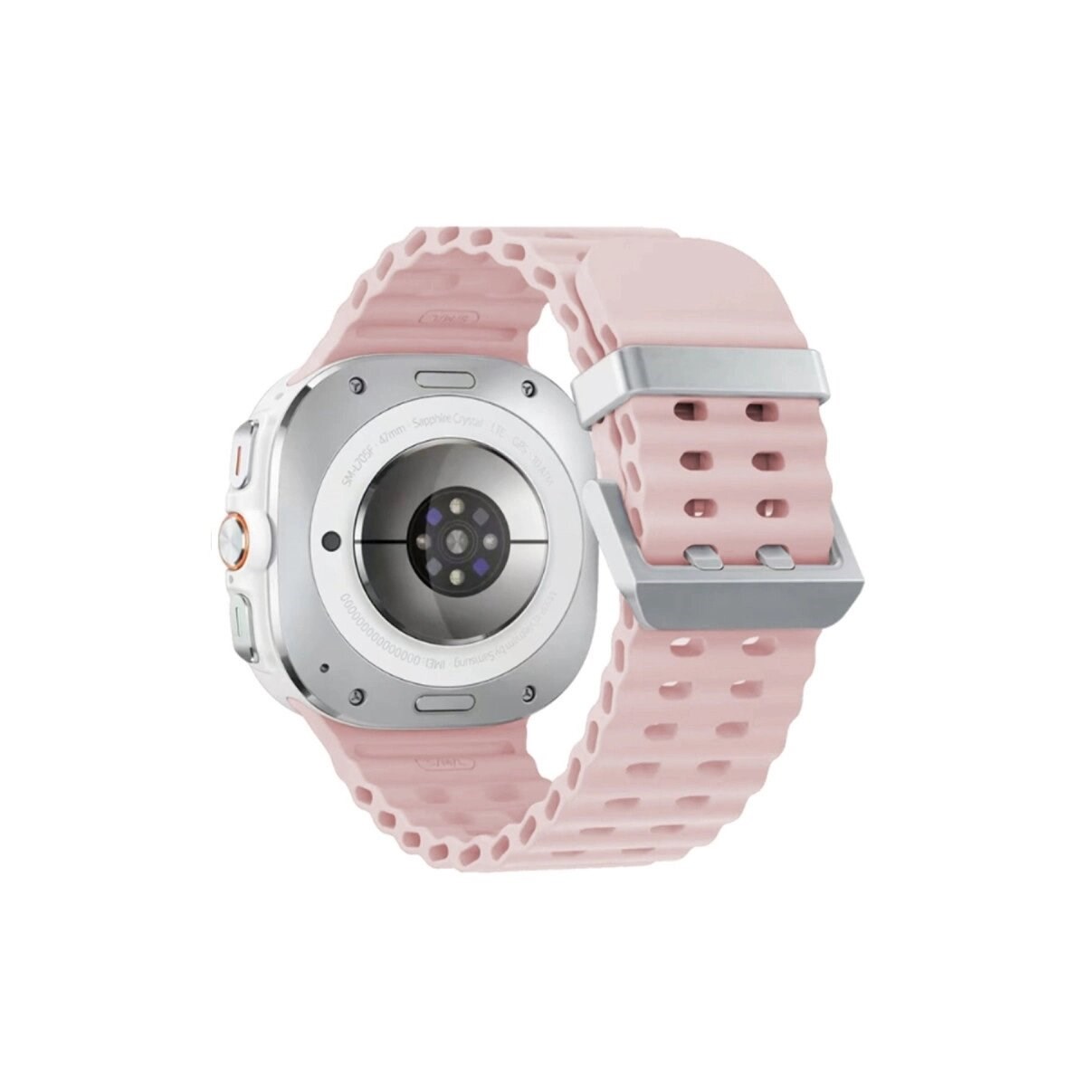 Watch 7 Ultra Kr417 Rug Silikon Kordon (saat Değildir) - Pudra