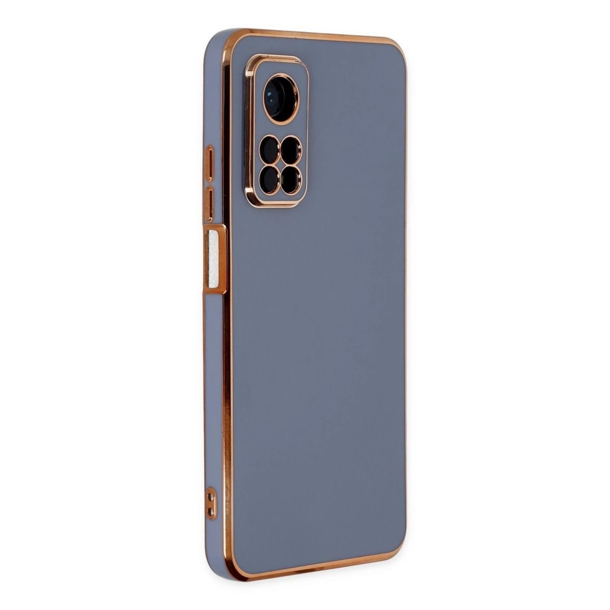 Xiaomi Mi 10t Kılıf Volet Silikon - Mavi