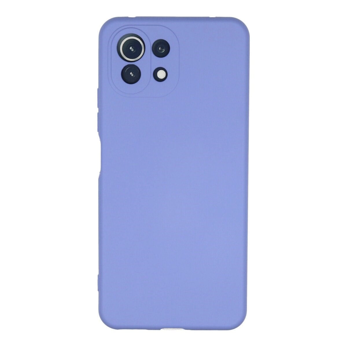 Xiaomi Mi 11 Lite Kılıf Nano İçi Kadife Silikon - Lila