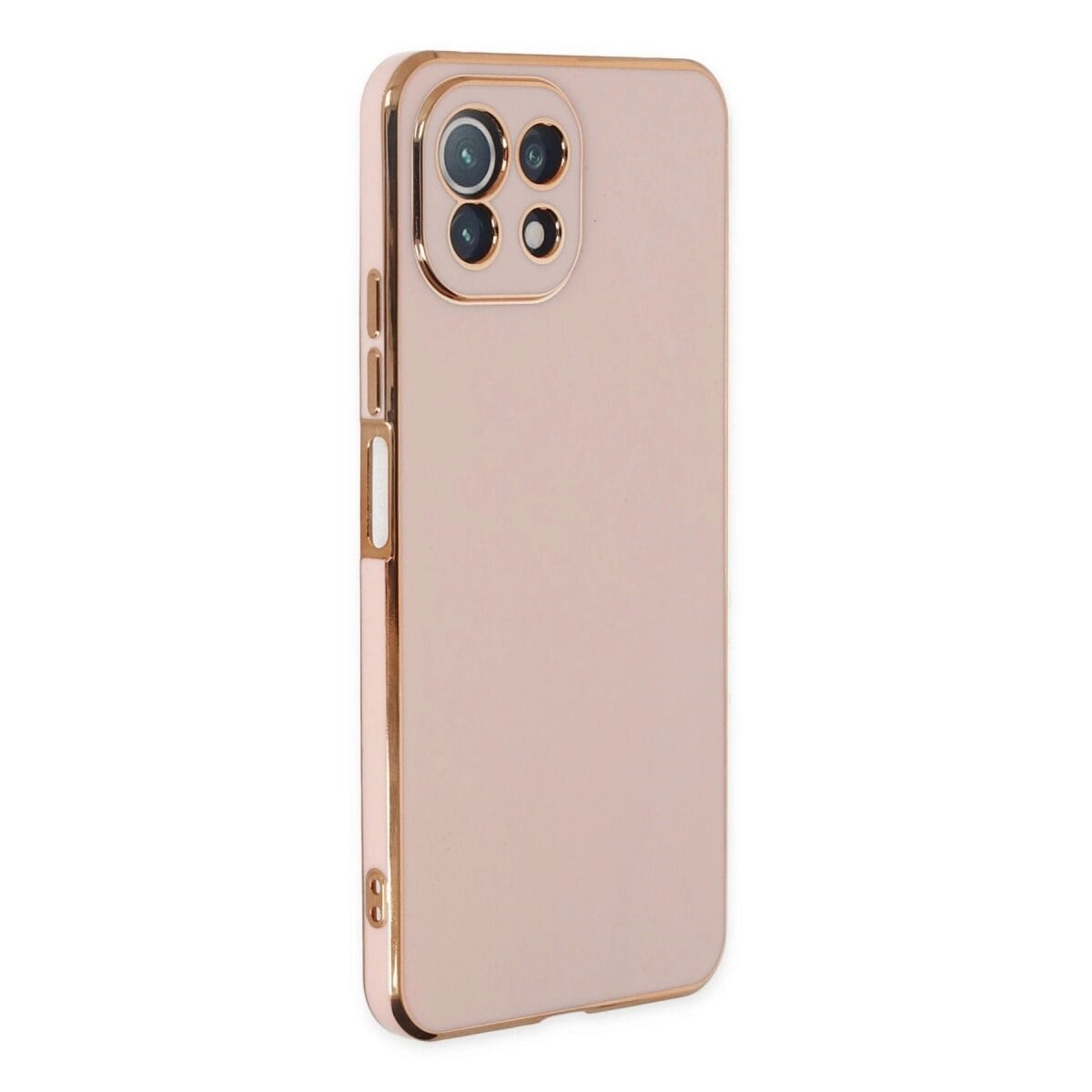 Xiaomi Mi 11 Lite Kılıf Volet Silikon - Pembe