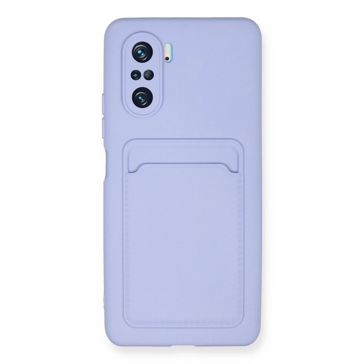 Xiaomi Mi 11i Kılıf Kelvin Kartvizitli Silikon - Lila