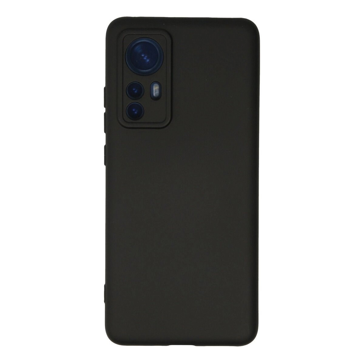 Xiaomi Mi 12 Kılıf Nano İçi Kadife Silikon - Siyah
