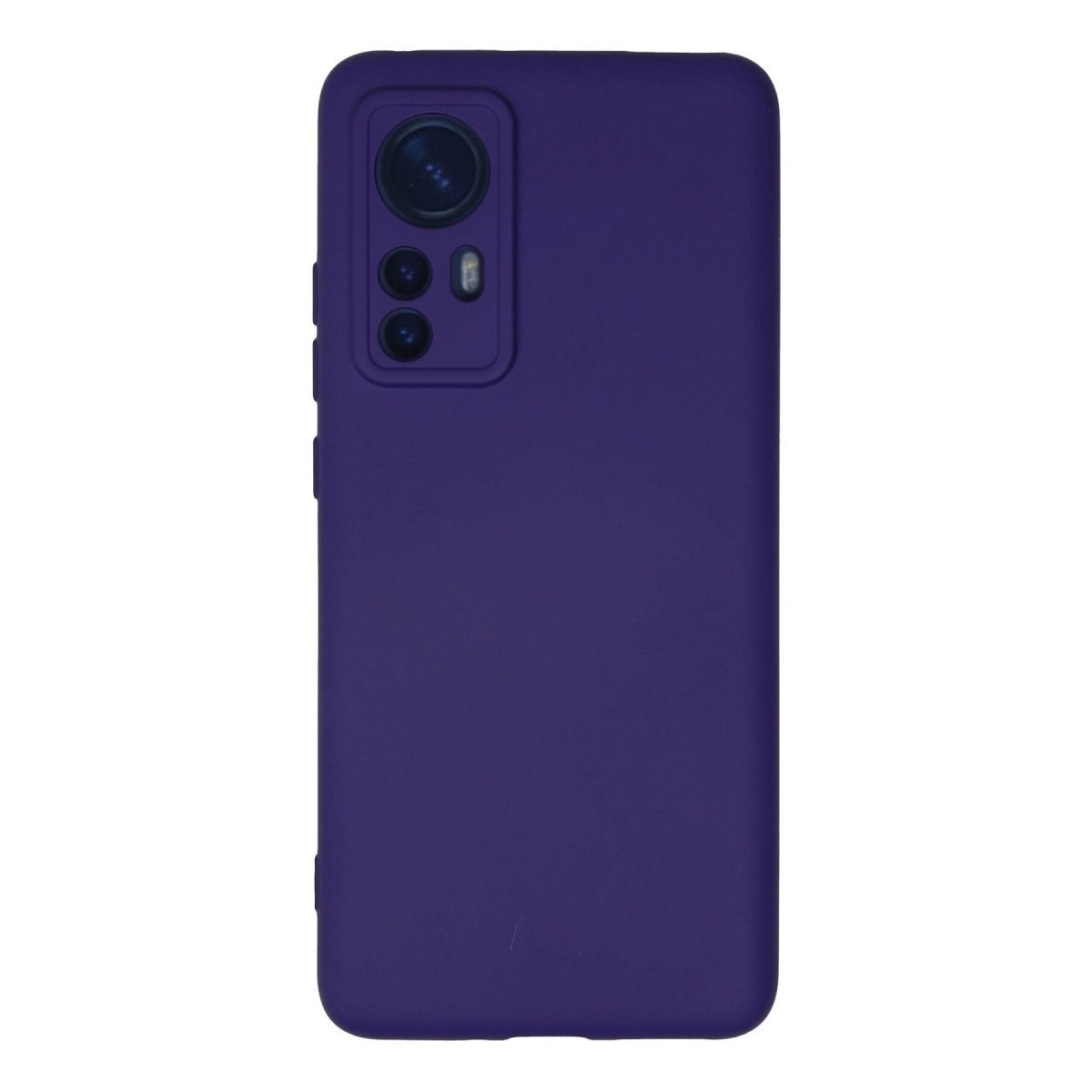 Xiaomi Mi 12 Kılıf Nano İçi Kadife Silikon - Mor