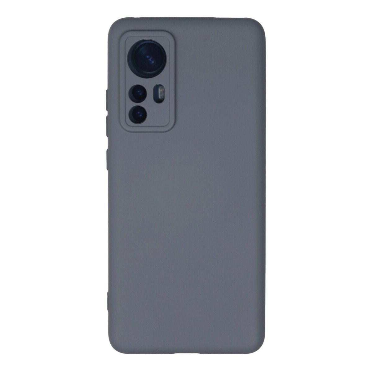 Xiaomi Mi 12 Kılıf Nano İçi Kadife Silikon - Gri