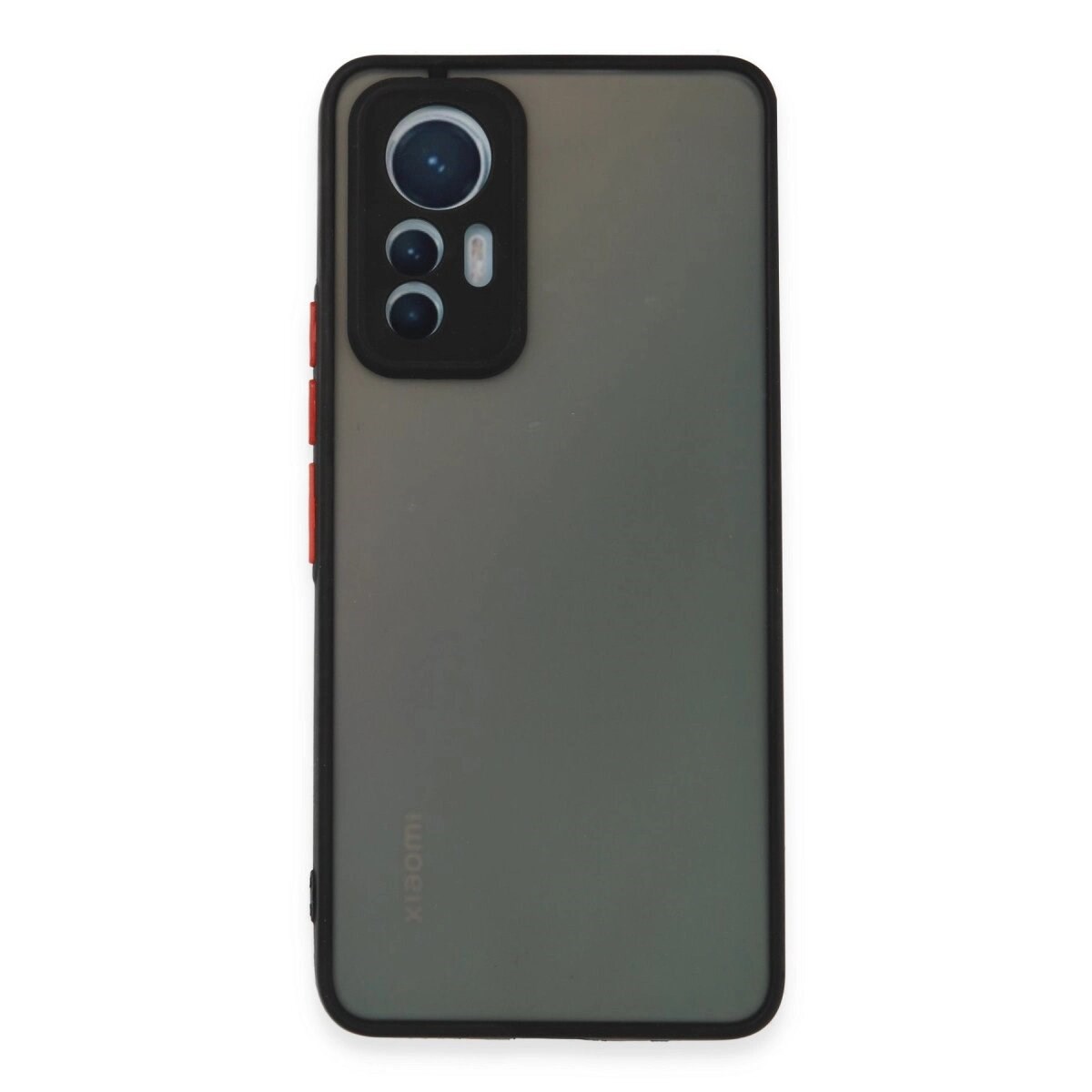 Xiaomi Mi 12 Lite Kılıf Montreal Silikon Kapak - Siyah