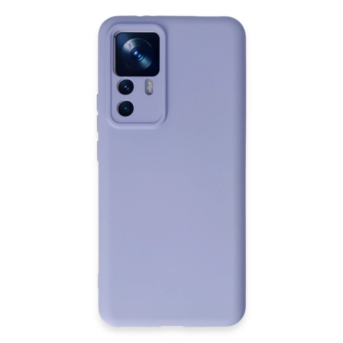 Xiaomi Mi 12t Pro Kılıf Nano İçi Kadife Silikon - Lila