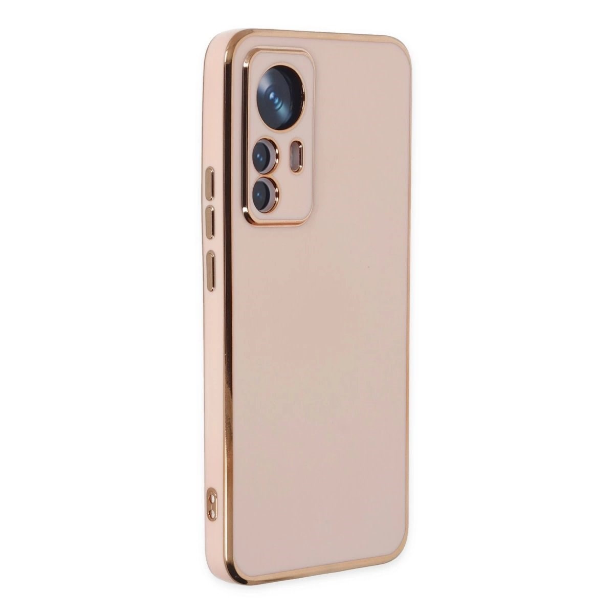 Xiaomi Mi 12t Pro Kılıf Volet Silikon - Pembe