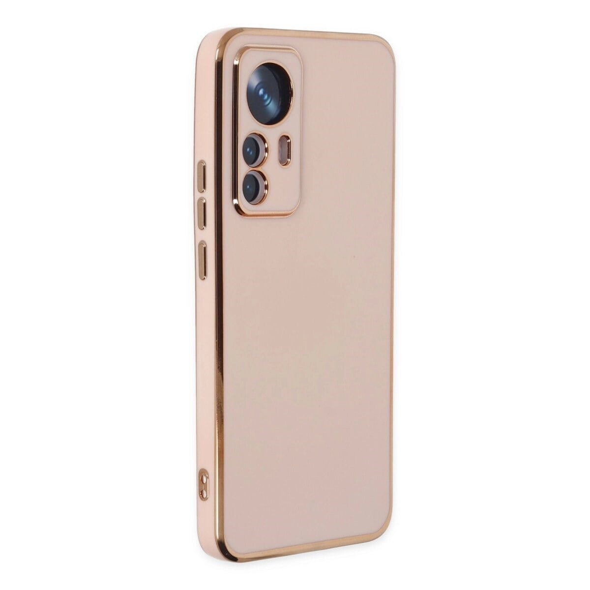 Xiaomi Mi 12t Pro Kılıf Volet Silikon - Pembe