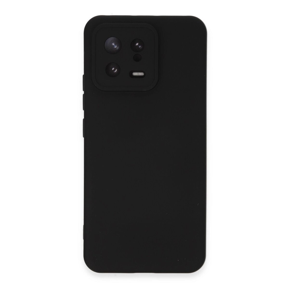 Xiaomi Mi 13 Kılıf Nano İçi Kadife Silikon - Siyah