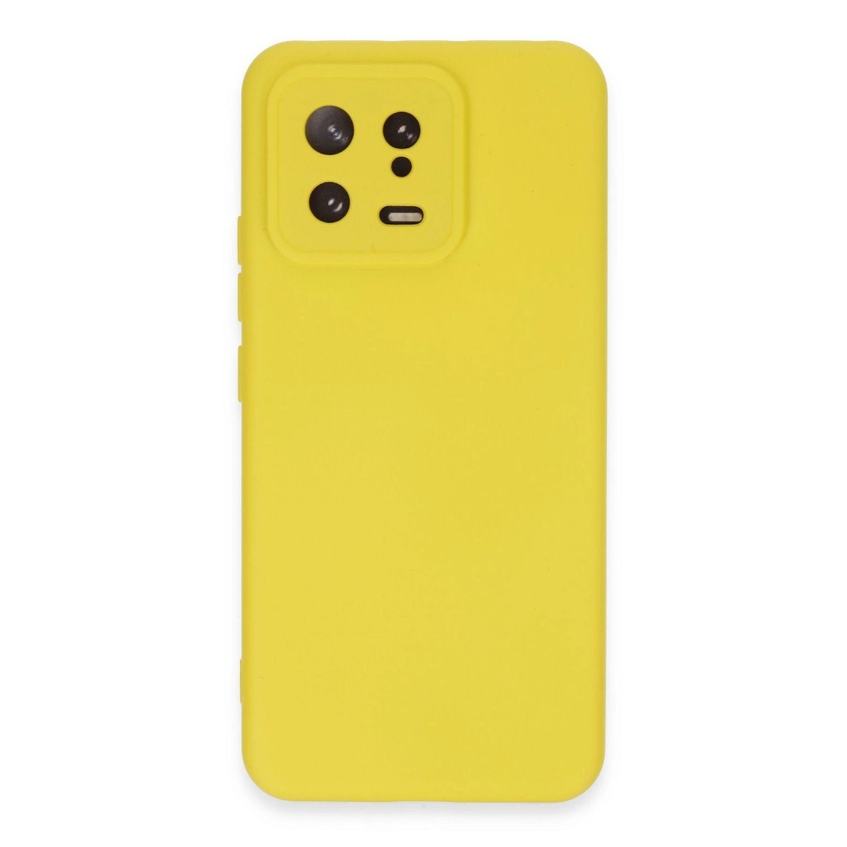 Xiaomi Mi 13 Kılıf Nano İçi Kadife Silikon - Sarı
