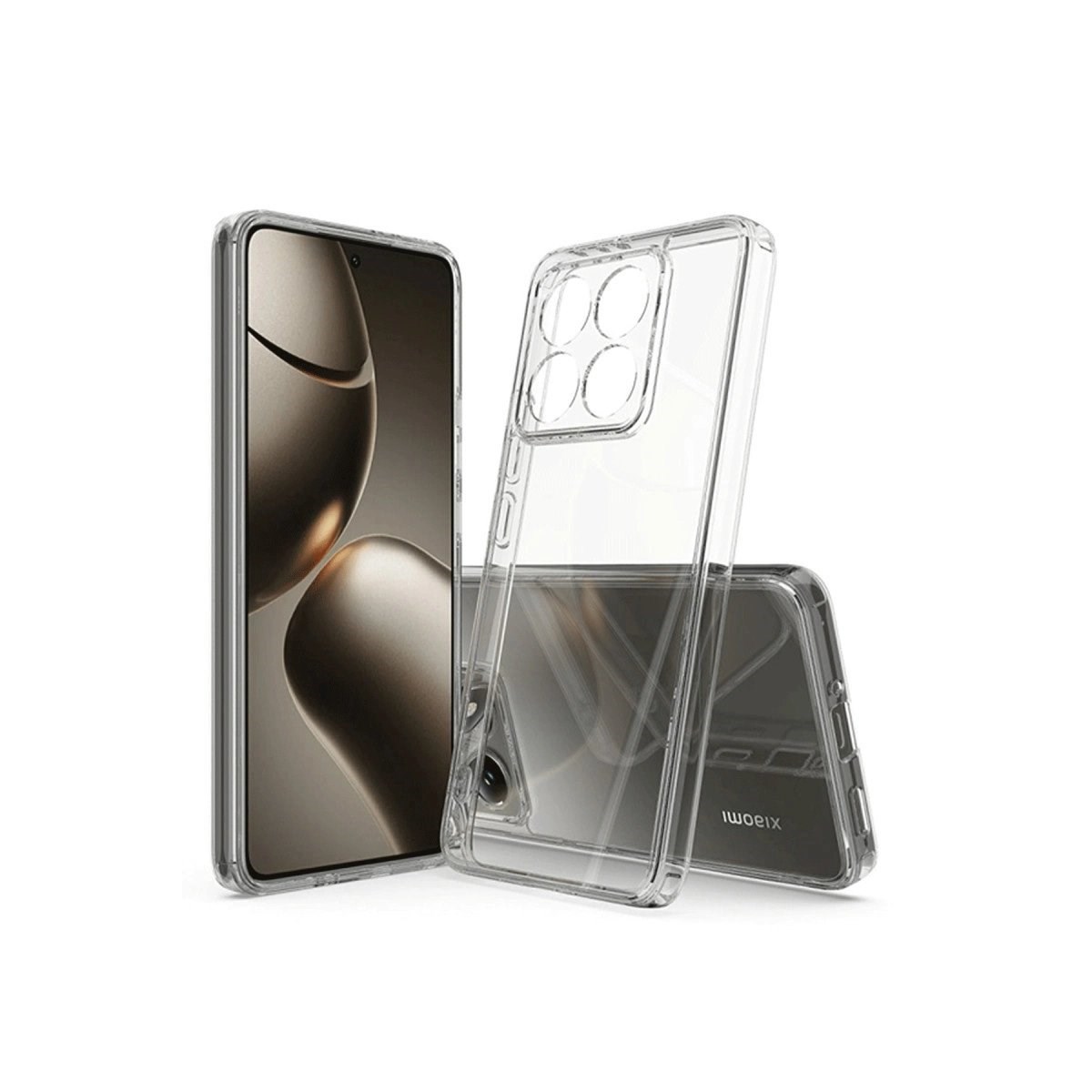 Xiaomi Mi 14t Kılıf Lüx Şeffaf Silikon