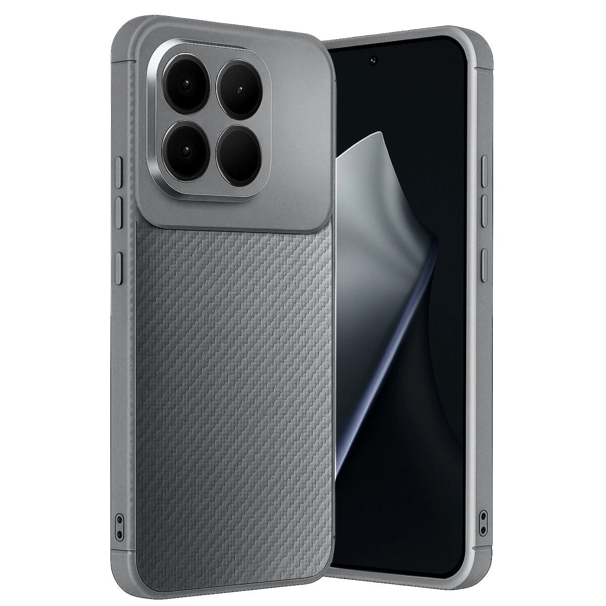 Xiaomi Mi 15t Auto Focus Karbon Kapak - Gri