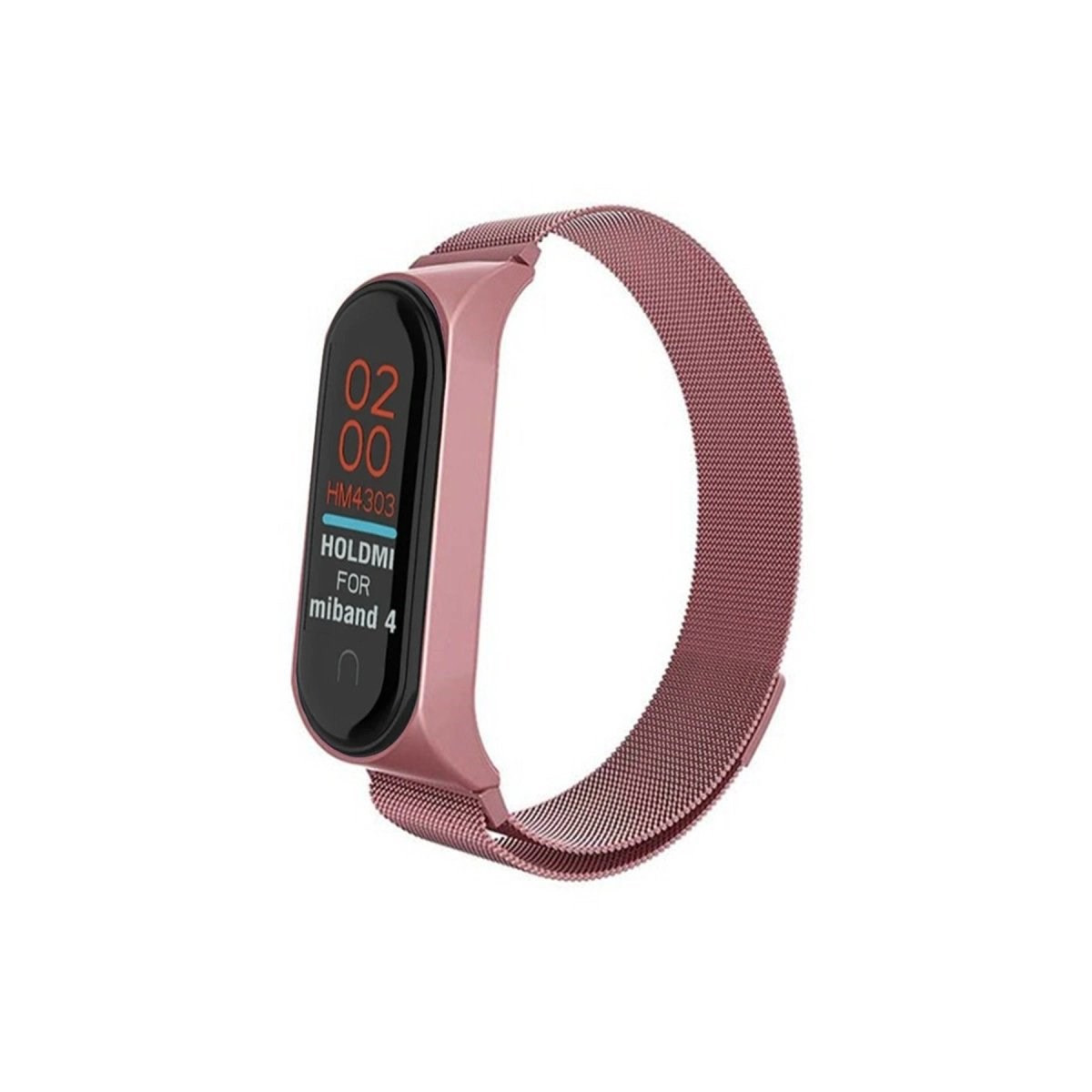 Xiaomi Mi Band 4 Metal Mıknatıslı Kordon - Rose