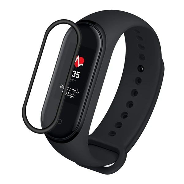 Xiaomi Mi Band 6-Mi Band 5 3D Kavisli Full Kaplama Koruyucu-(1903)