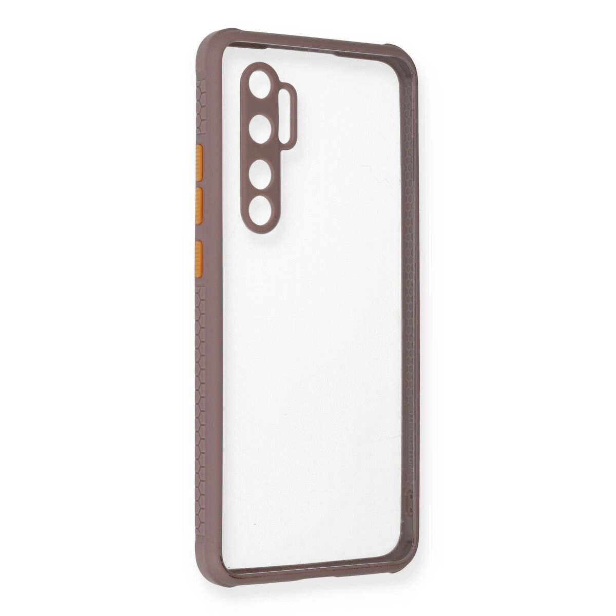 Xiaomi Mi Note 10 Lite Kılıf Miami Şeffaf Silikon - Açık Mor