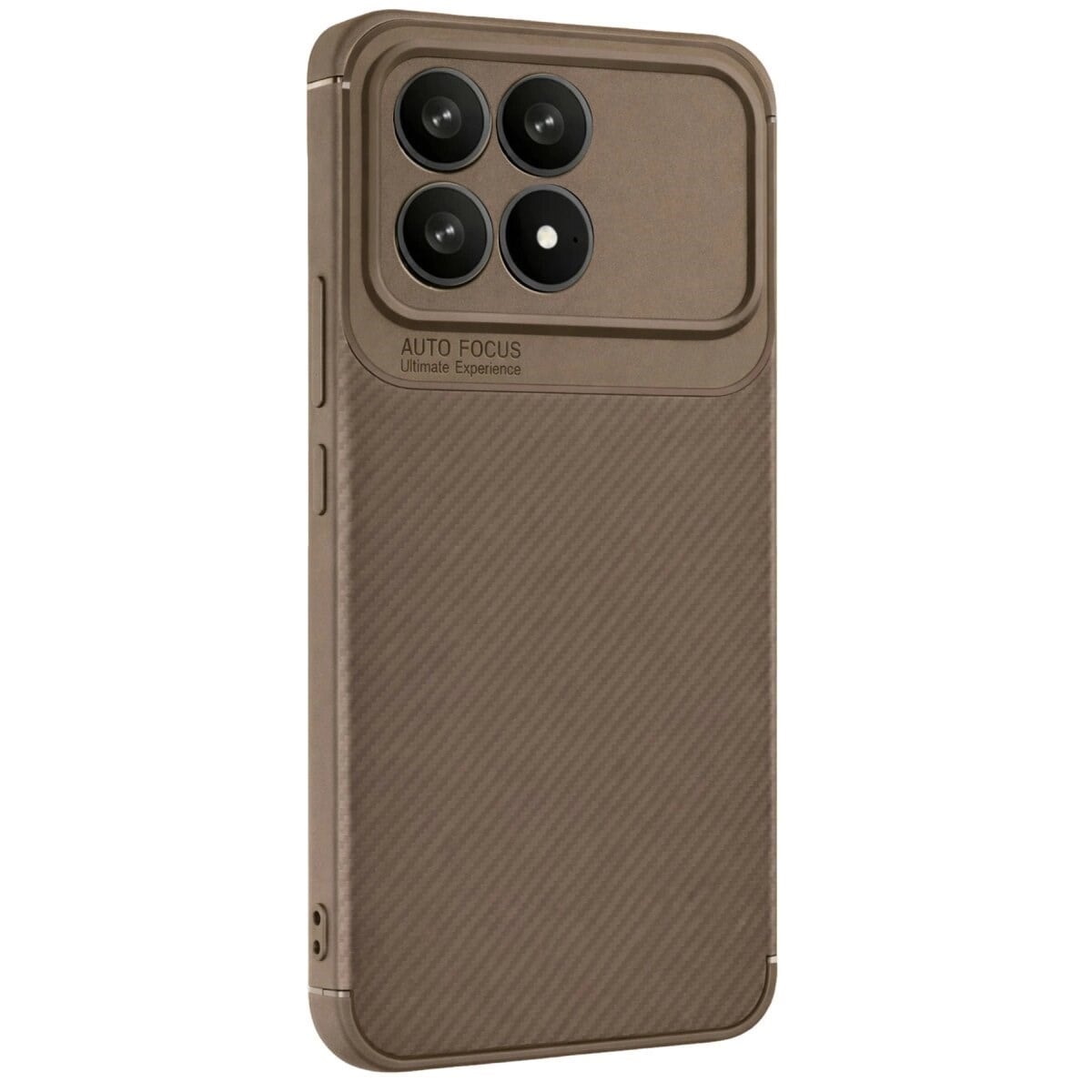 Xiaomi Poco F8 Pro Auto Focus Karbon Kapak - Kahverengi