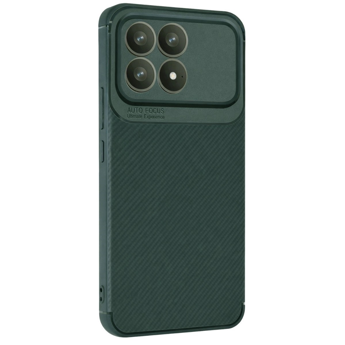 Xiaomi Poco F8 Pro Auto Focus Karbon Kapak - Koyu Yeşil