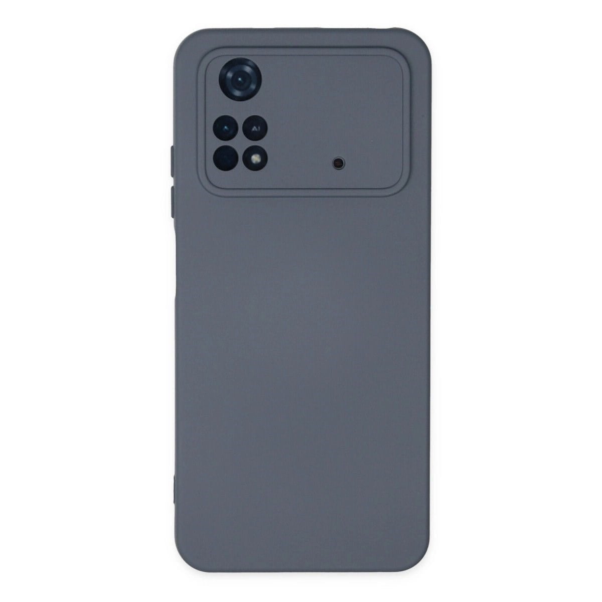 Xiaomi Poco M4 Pro 4g Kılıf Nano İçi Kadife Silikon - Gri