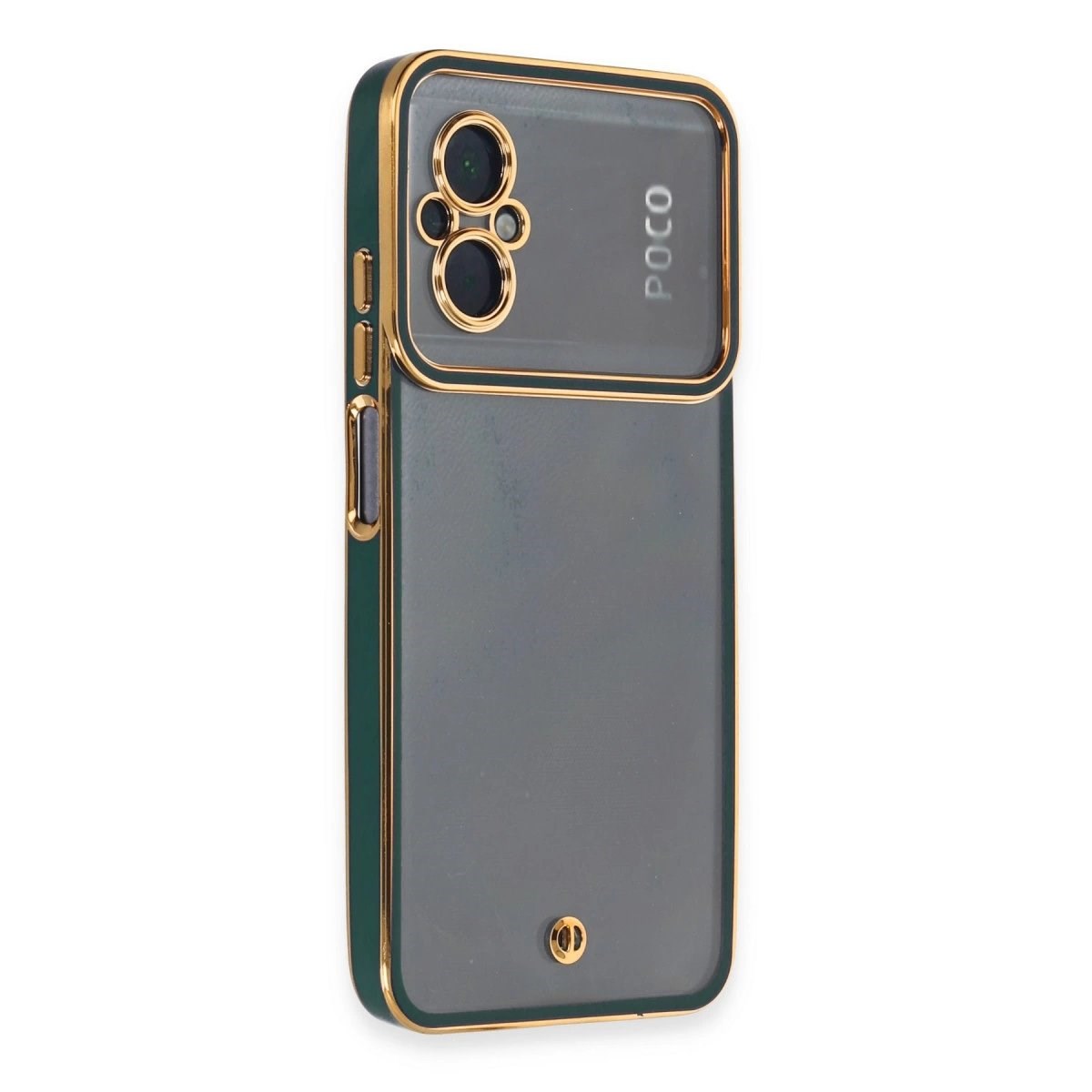 Xiaomi Poco M5 Kılıf Liva Lens Silikon - Yeşil