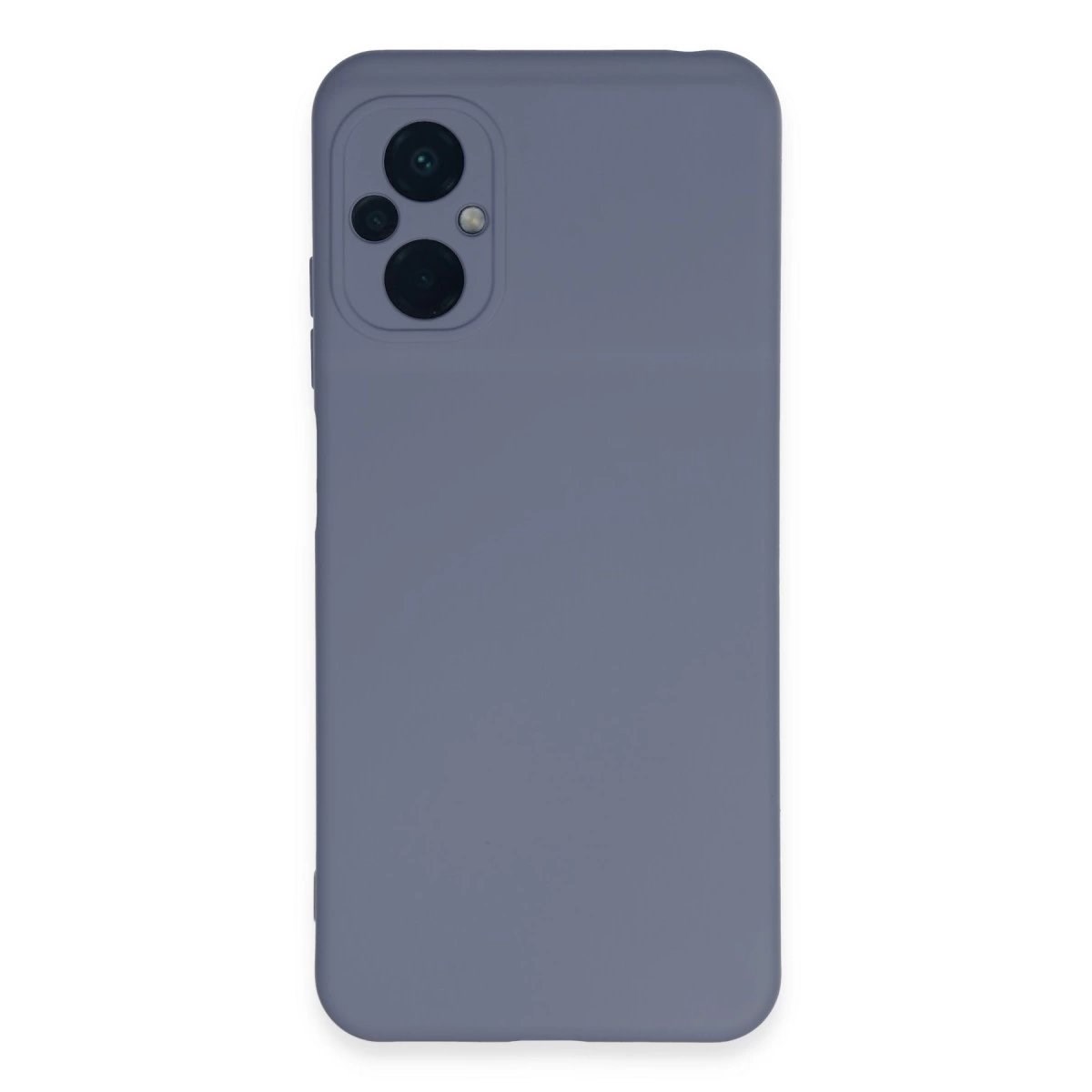 Xiaomi Poco M5 Kılıf Nano İçi Kadife Silikon - Gri