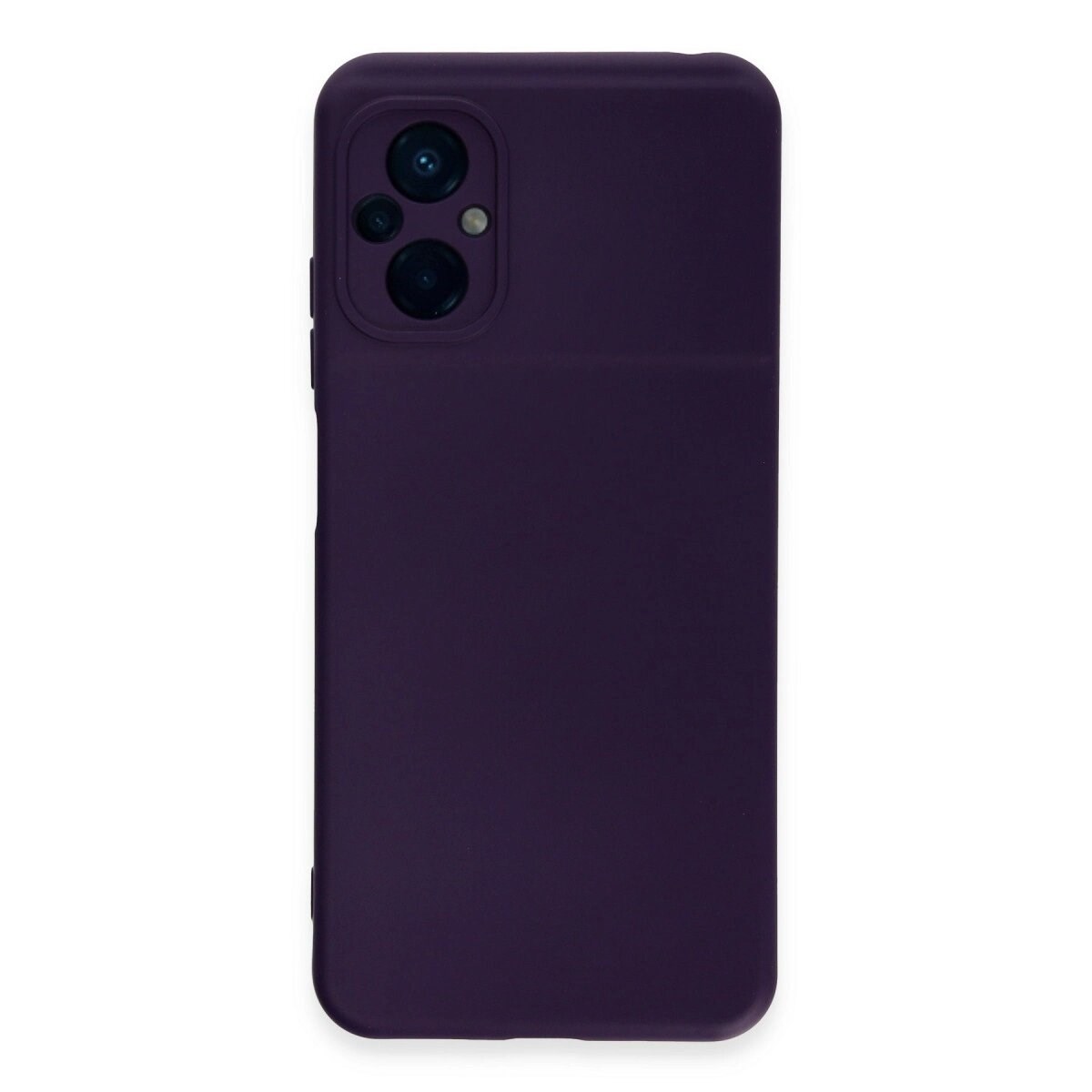 Xiaomi Poco M5 Kılıf Nano İçi Kadife Silikon - Mor