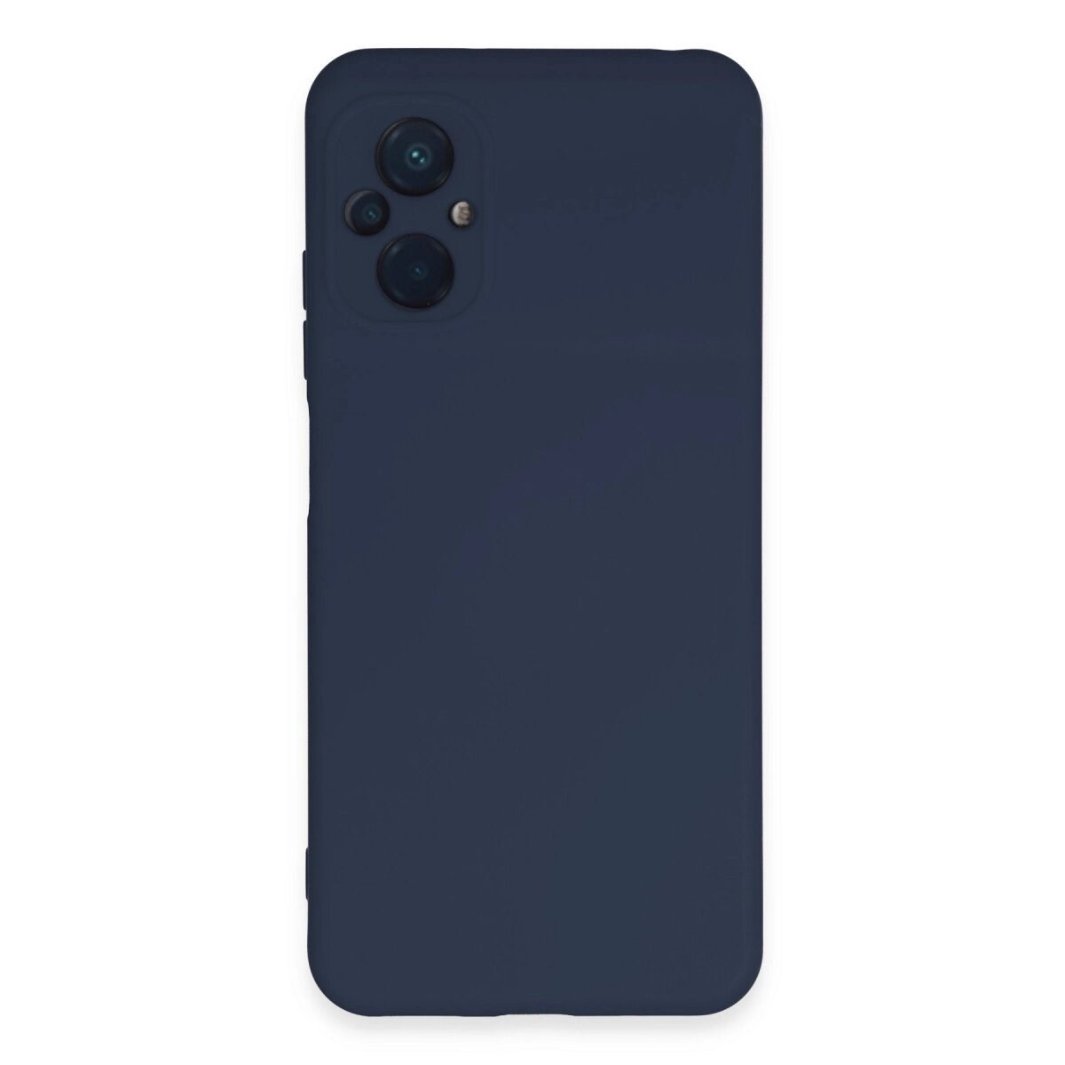 Xiaomi Poco M5 Kılıf Nano İçi Kadife Silikon - Lacivert