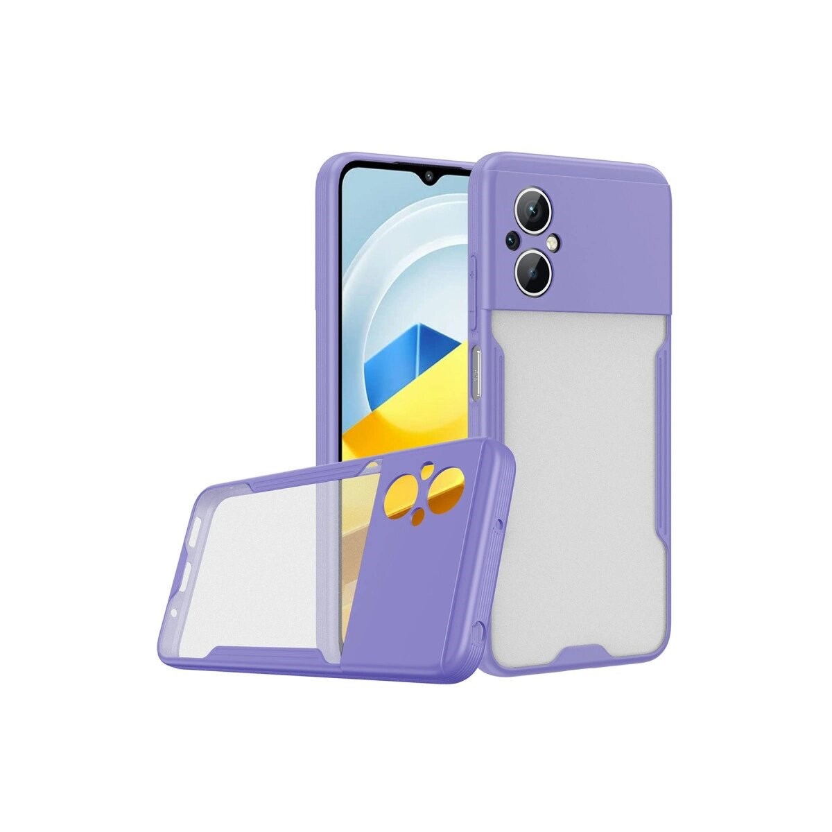 Xiaomi Poco M5 Kılıf Platin Silikon - Lila