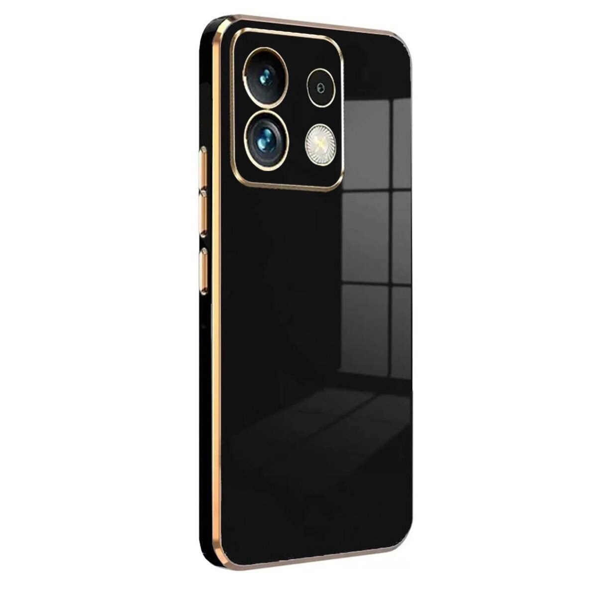 Xiaomi Poco M6 Pro 4g Kılıf Volet Silikon - Siyah
