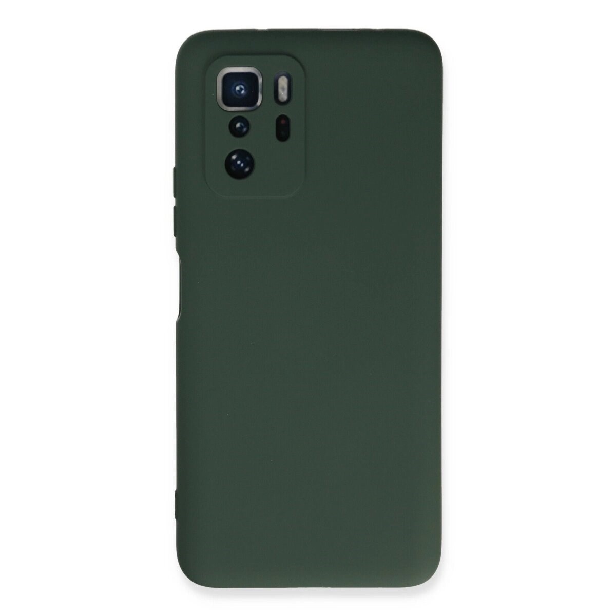 Xiaomi Poco X3 Gt Kılıf Nano İçi Kadife Silikon - Koyu Yeşil
