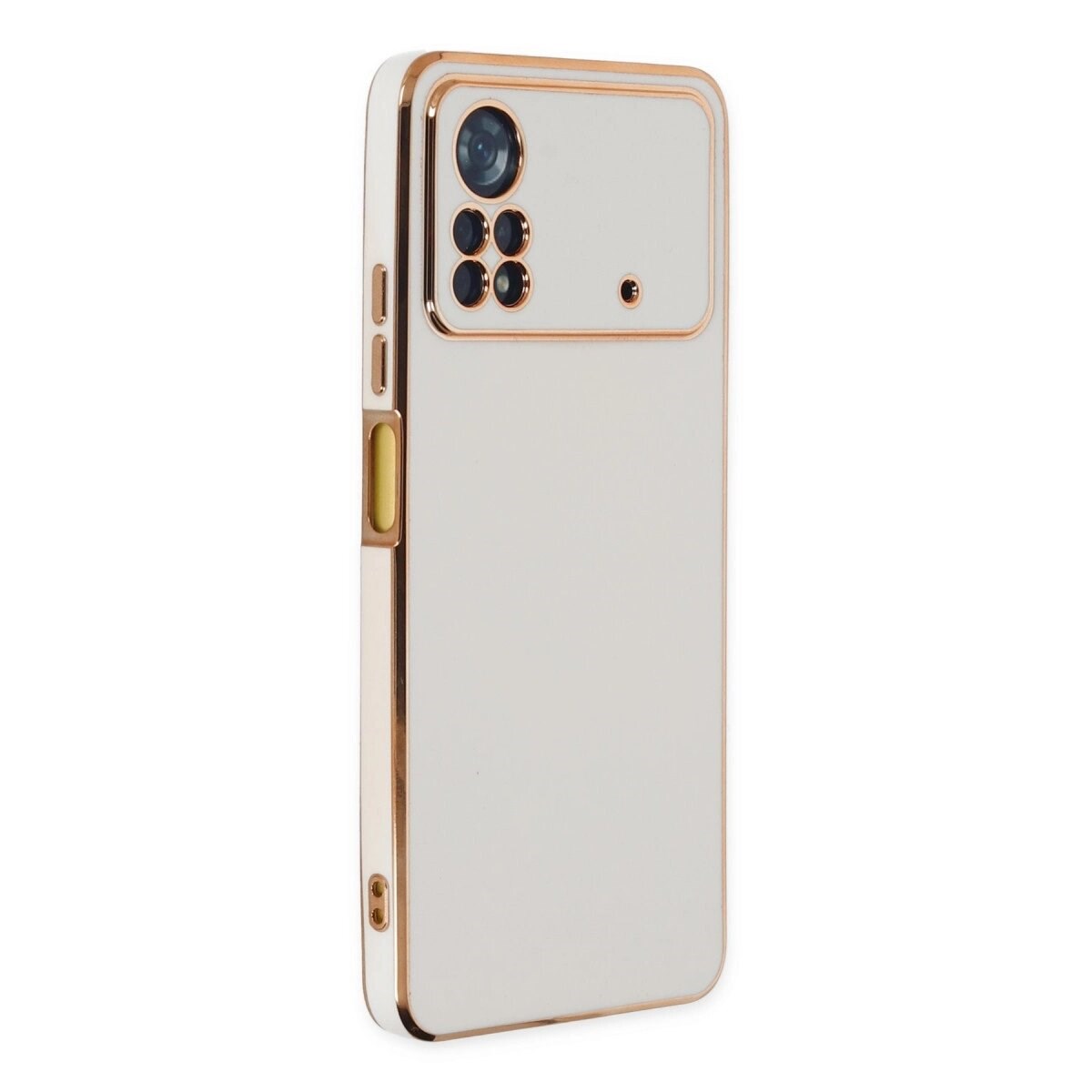 Xiaomi Poco X4 Pro 5g Kılıf Volet Silikon - Beyaz