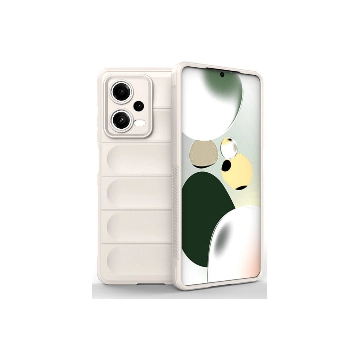 Xiaomi Poco X5 5g Kılıf Optimum Silikon - Krem