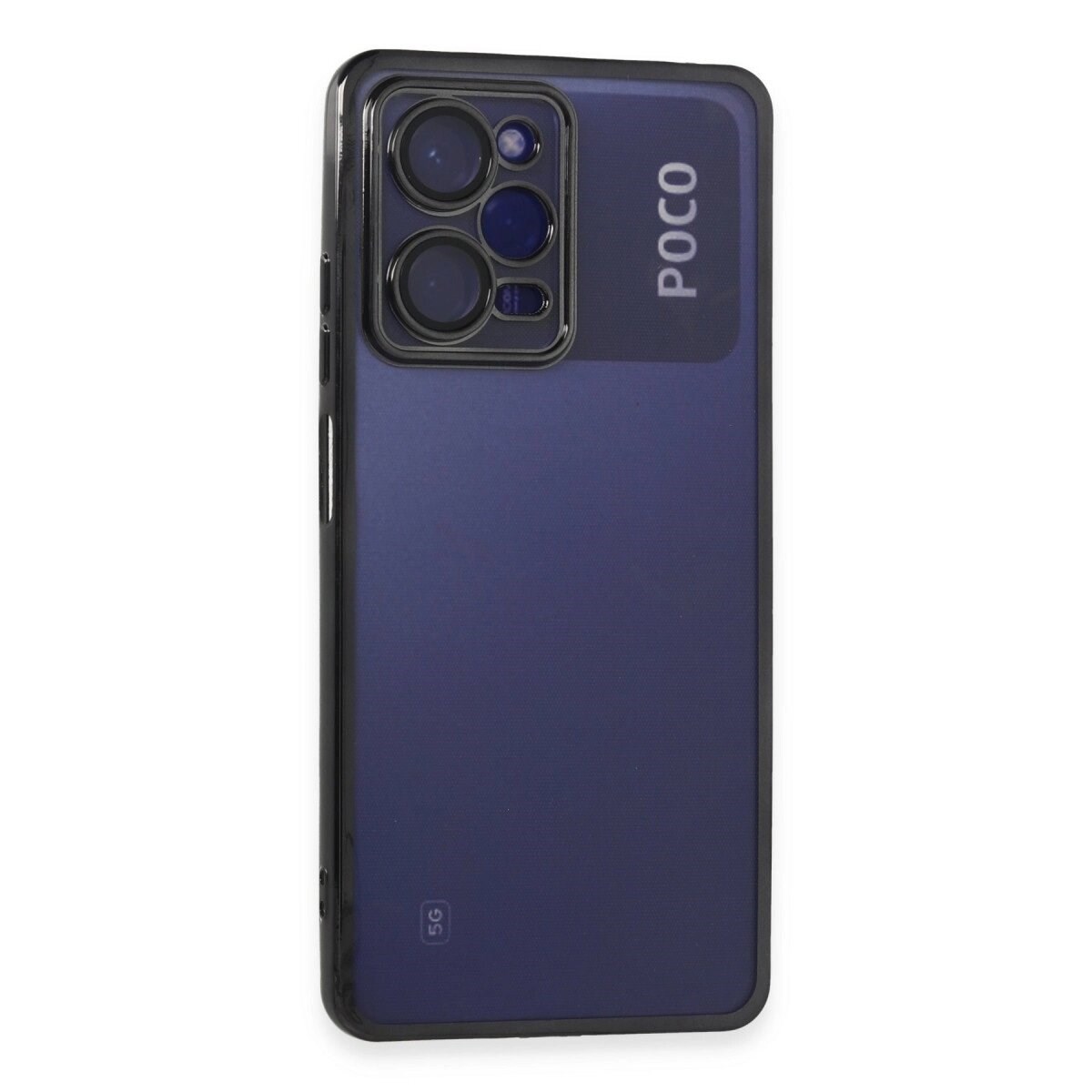 Xiaomi Poco X5 Pro 5g Kılıf Razer Lensli Silikon - Siyah