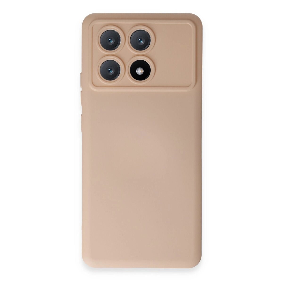Xiaomi Poco X6 Pro Kılıf Nano İçi Kadife Silikon - Pudra