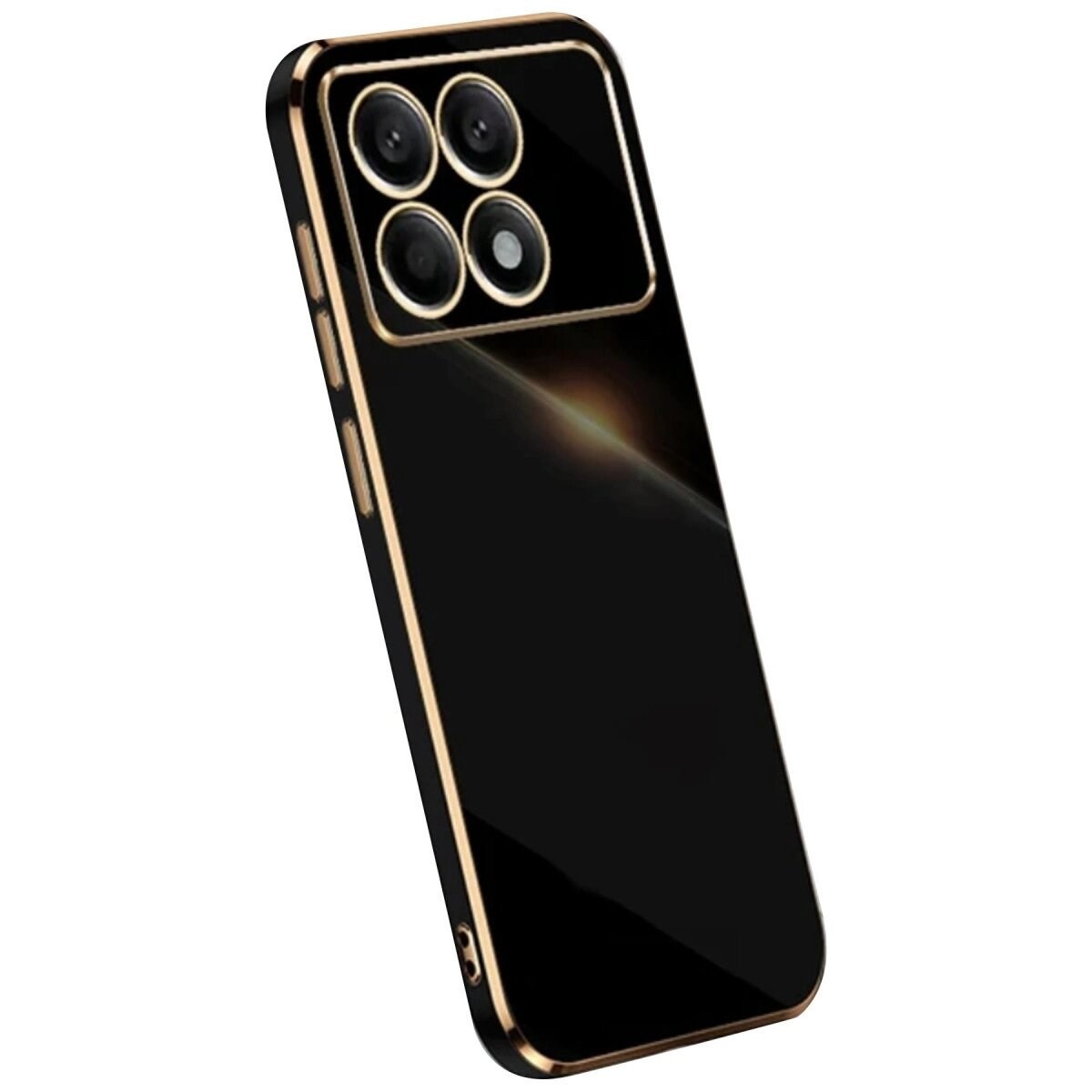 Xiaomi Poco X6 Pro Kılıf Volet Silikon - Siyah