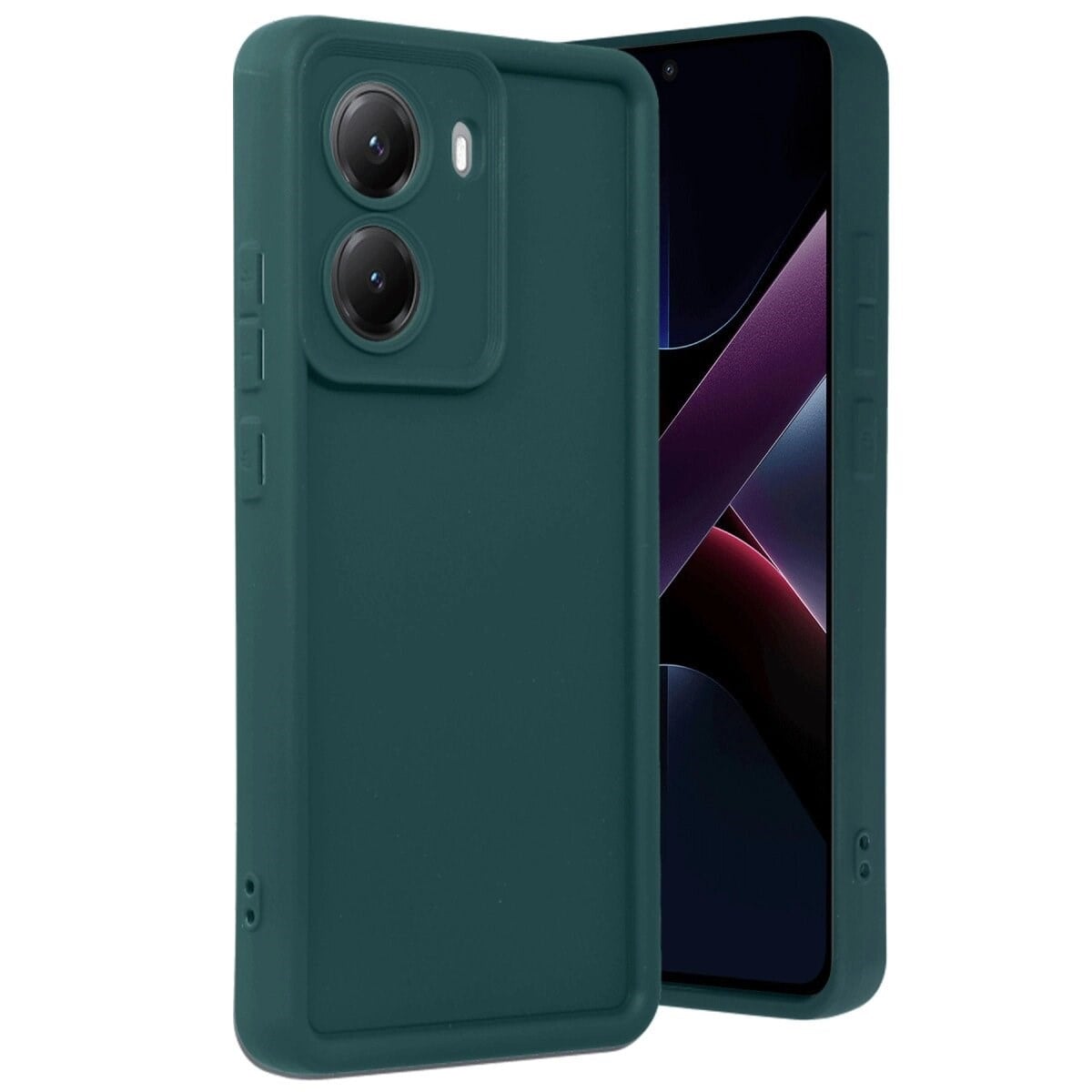 Xiaomi Poco X7 Pro Viera Silikon - Koyu Yeşil