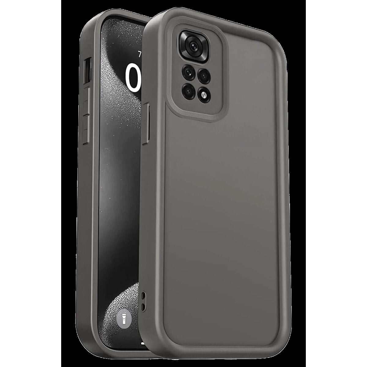 Xiaomi Redmi 10 2022 Kılıf Viera Silikon - Gri